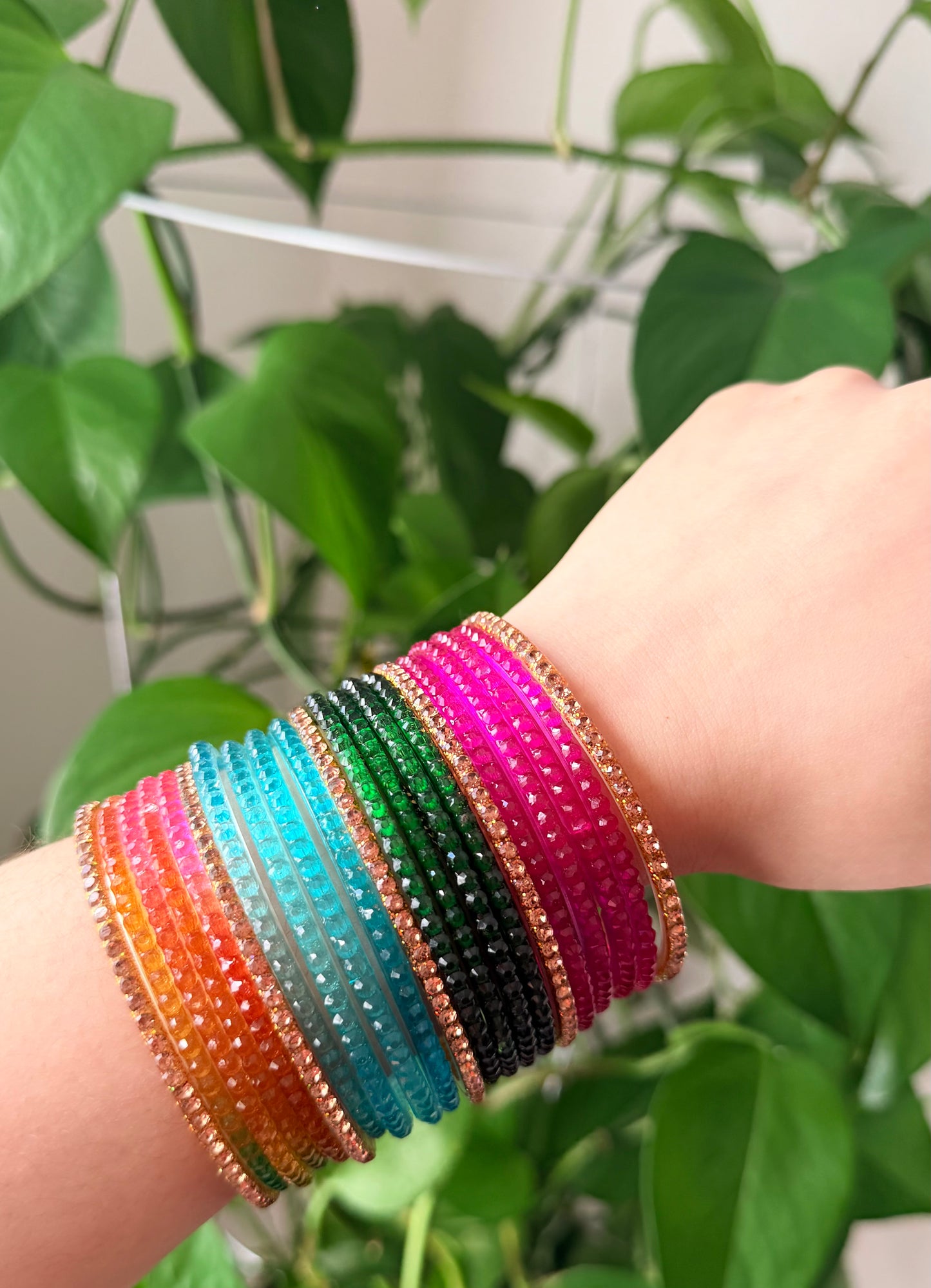 Arya Glass Bangle Set
