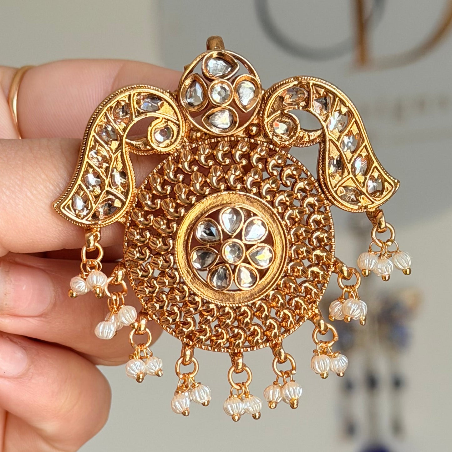 Mahima Heritage Hair Brooch