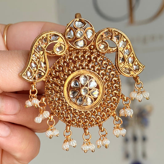 Mahima Heritage Hair Brooch