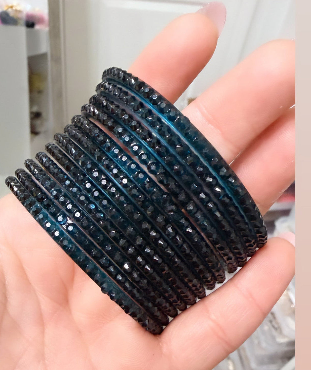 Raina Glass Bangle Set
