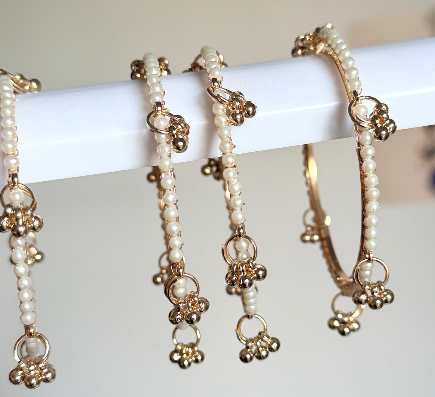 Trisha Pearl Kashmiri Ghungroo Bangles Set of 4