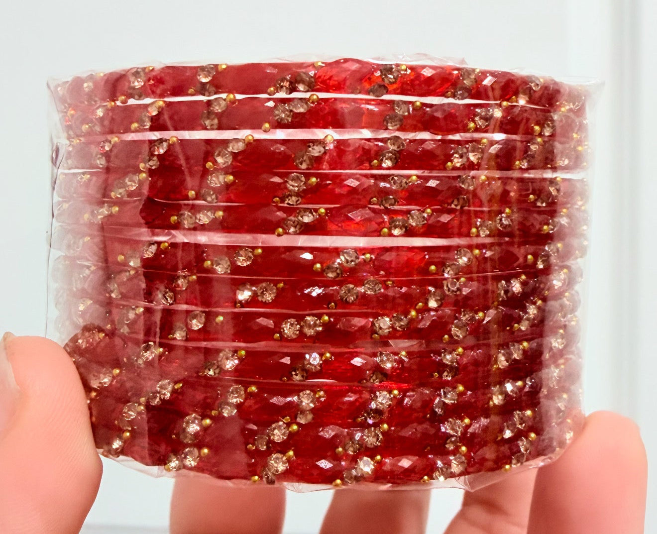 Raina Glass Bangle Set