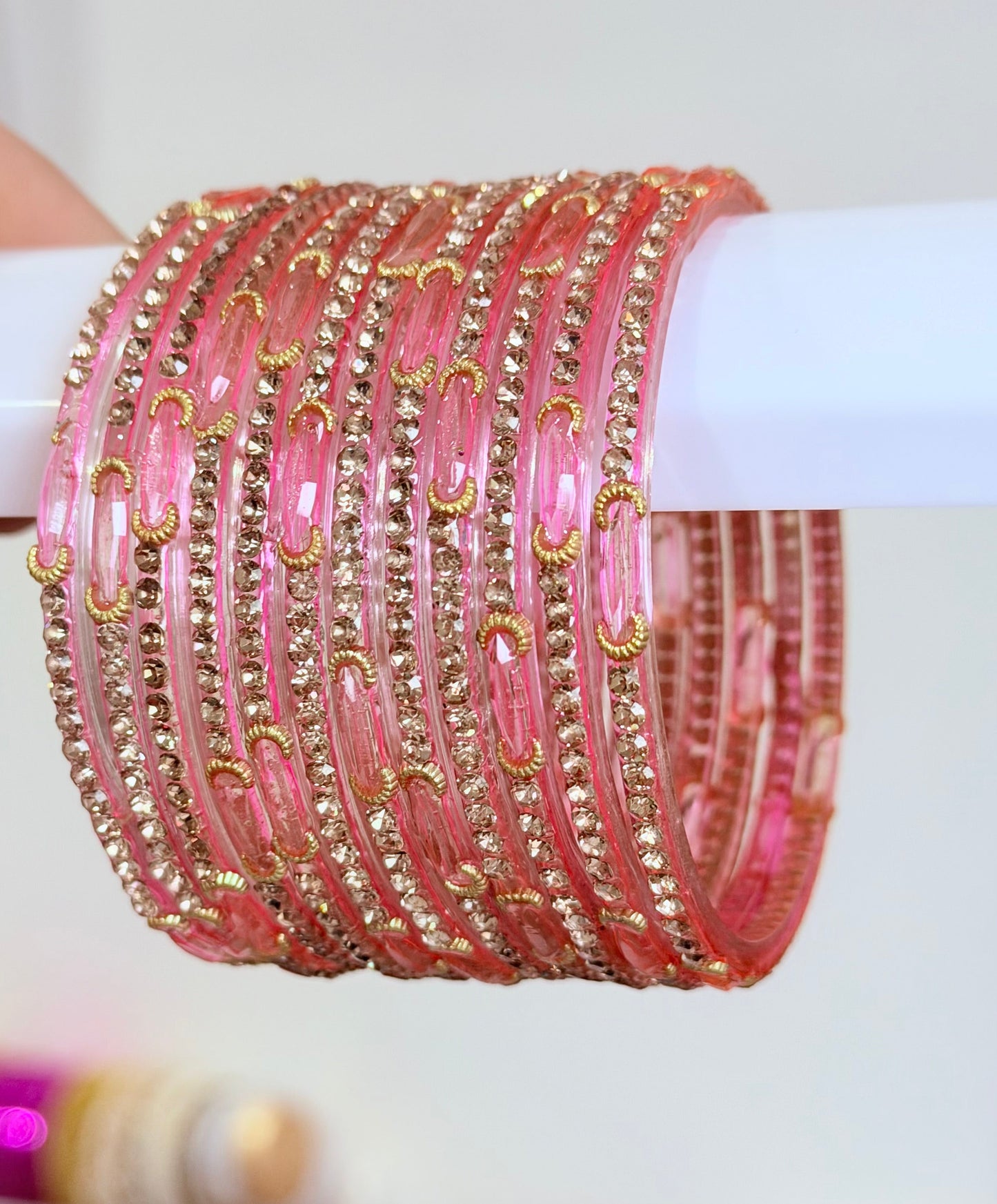 Meena Glass Bangle Sets