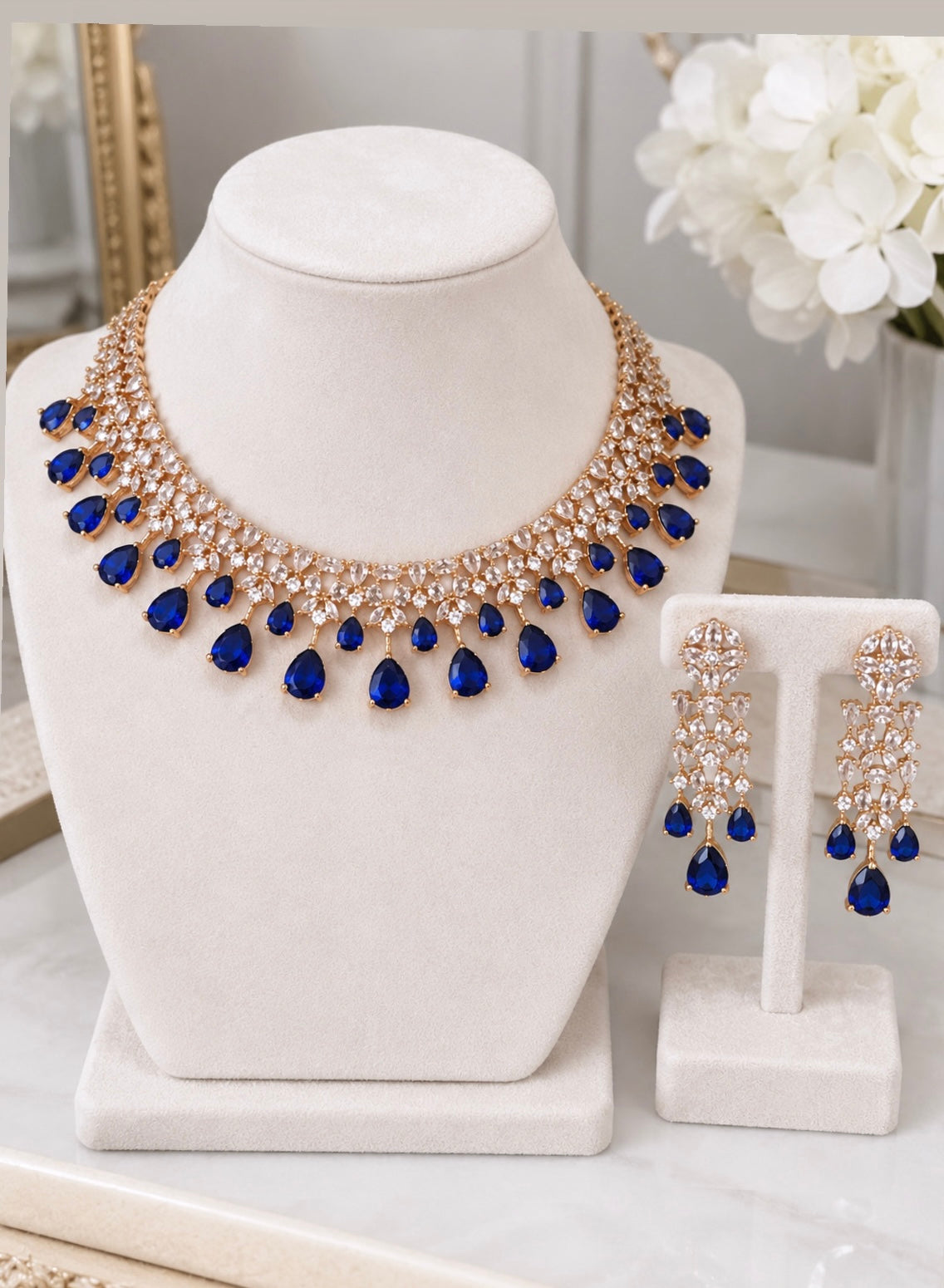 Jasmine AD Necklace Set