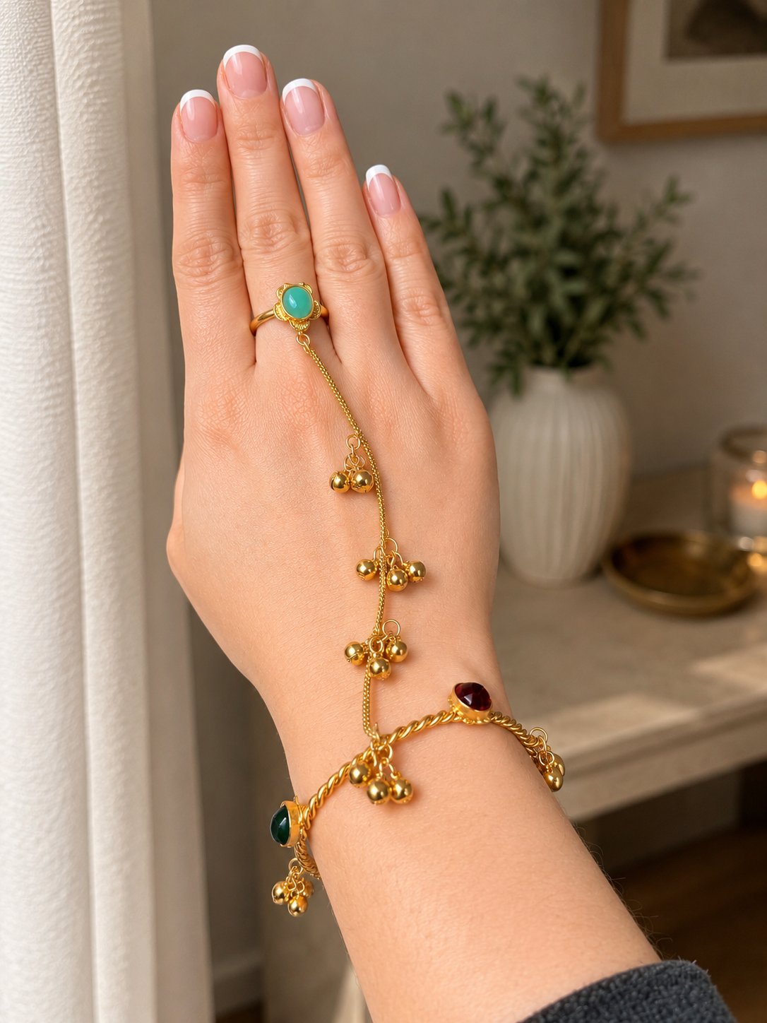 Maya Brass Adjustable Hath Pool -One Piece