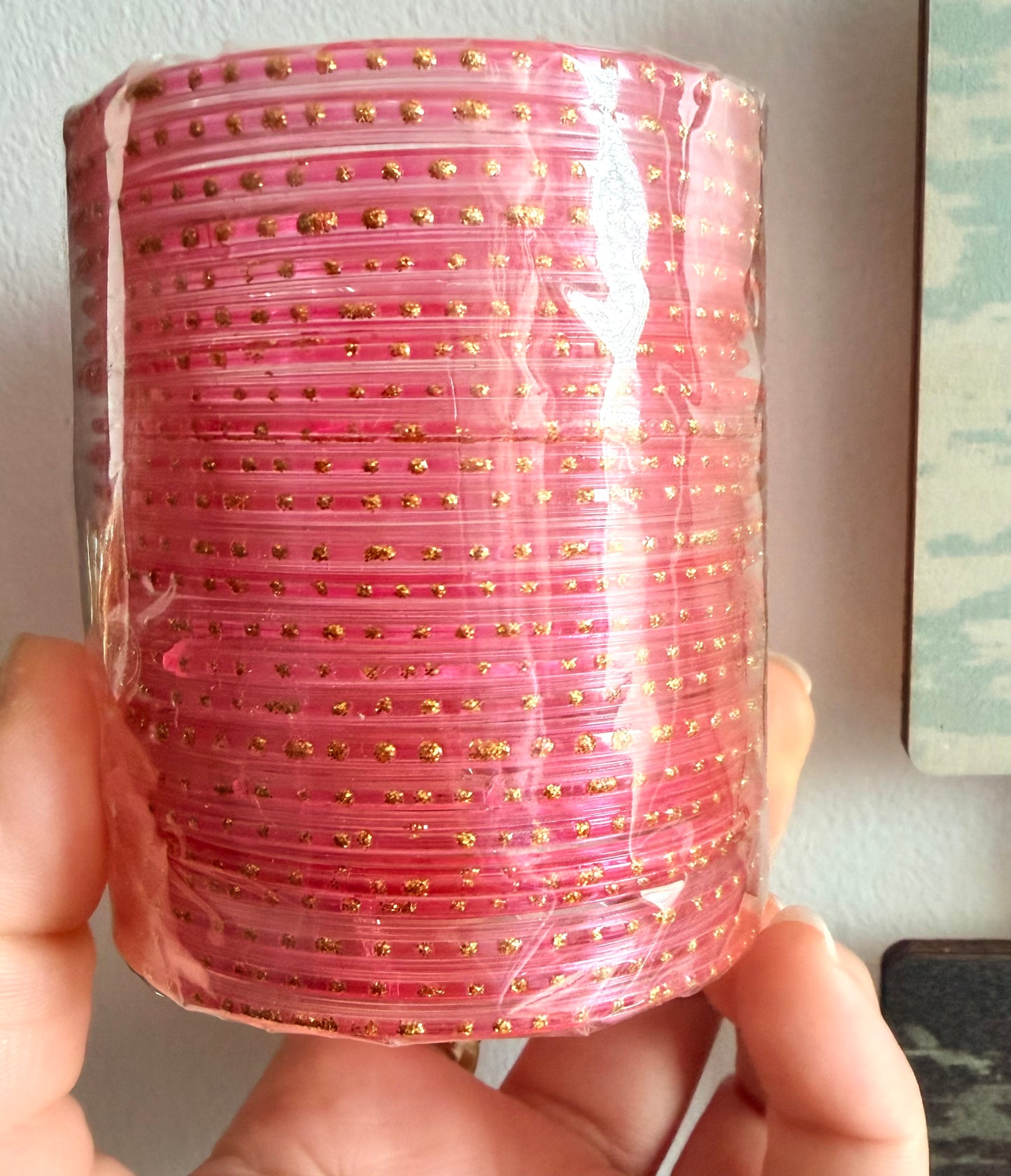 Sana Dotted Glass Bangle Set