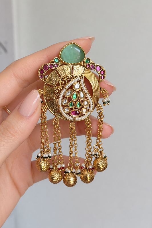 Heritage Style Hair Brooch