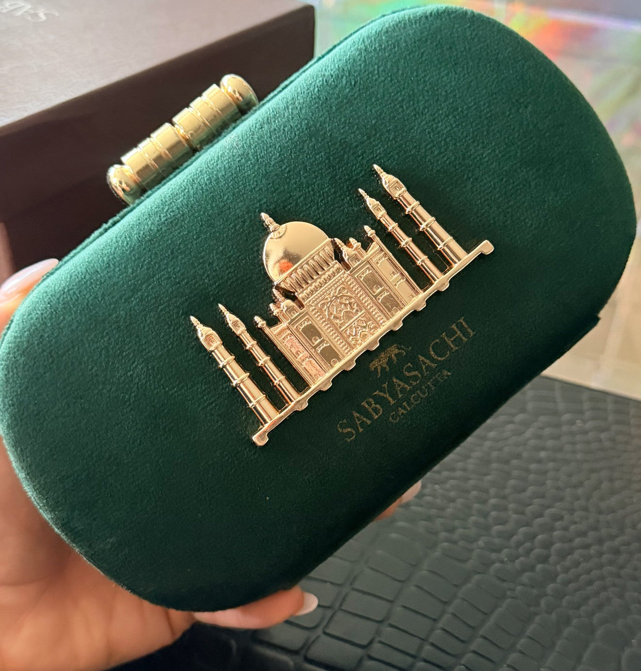 Sabya Premium Quality Taj Mahal Clutch-Back in Stock