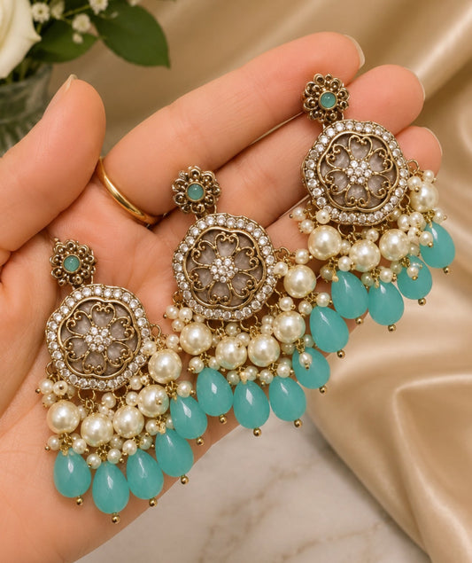 Sania Polki Style Necklace Set