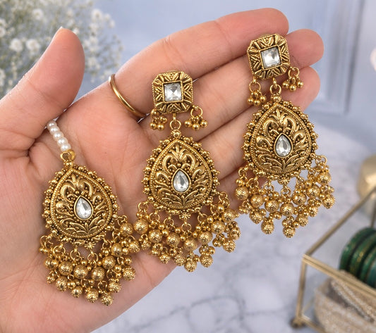 Bani Gold Plated Choker Set