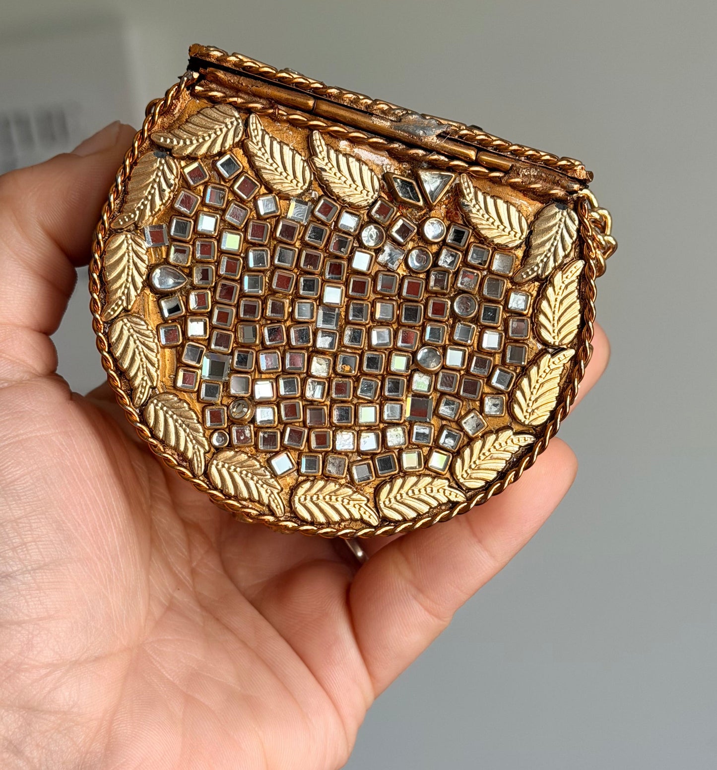 Naina Turkish Style Mini Kundan Clutch