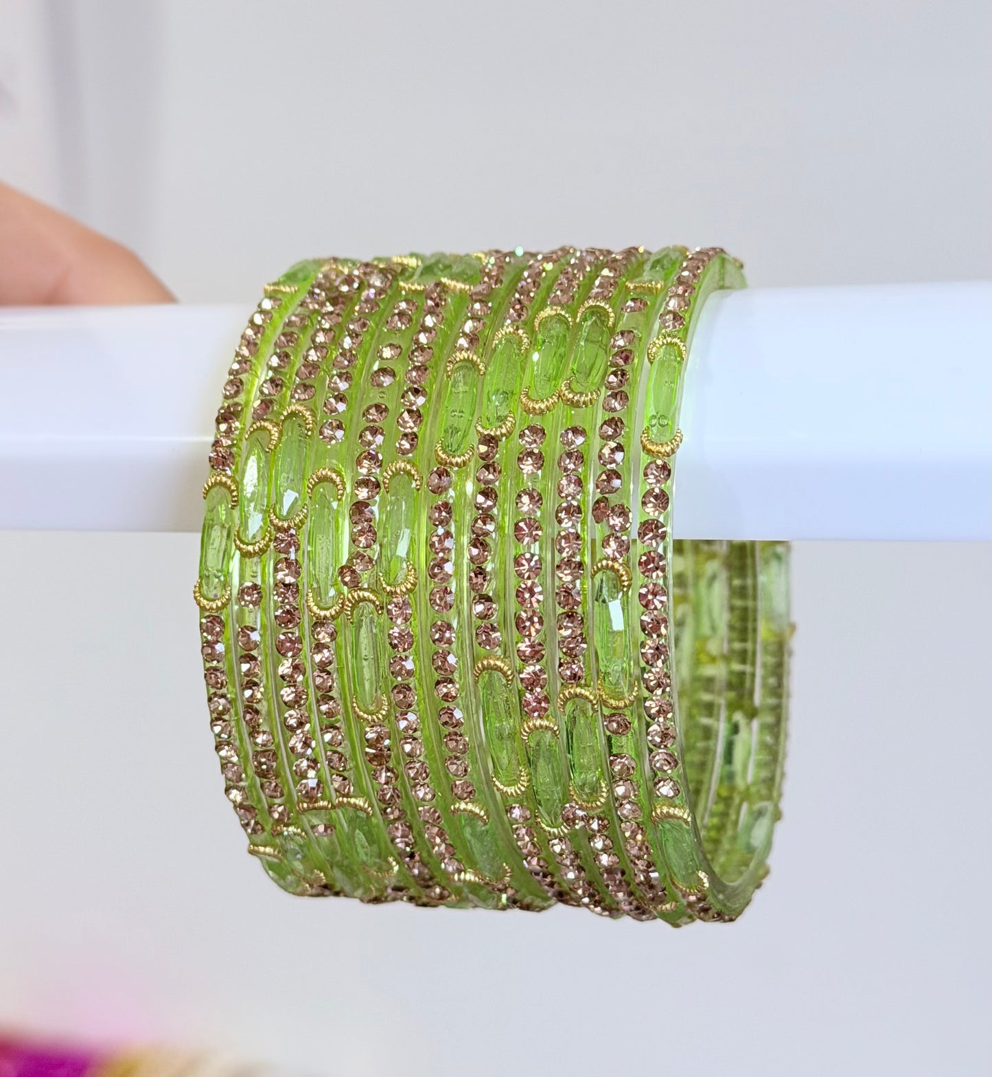 Meena Glass Bangle Sets