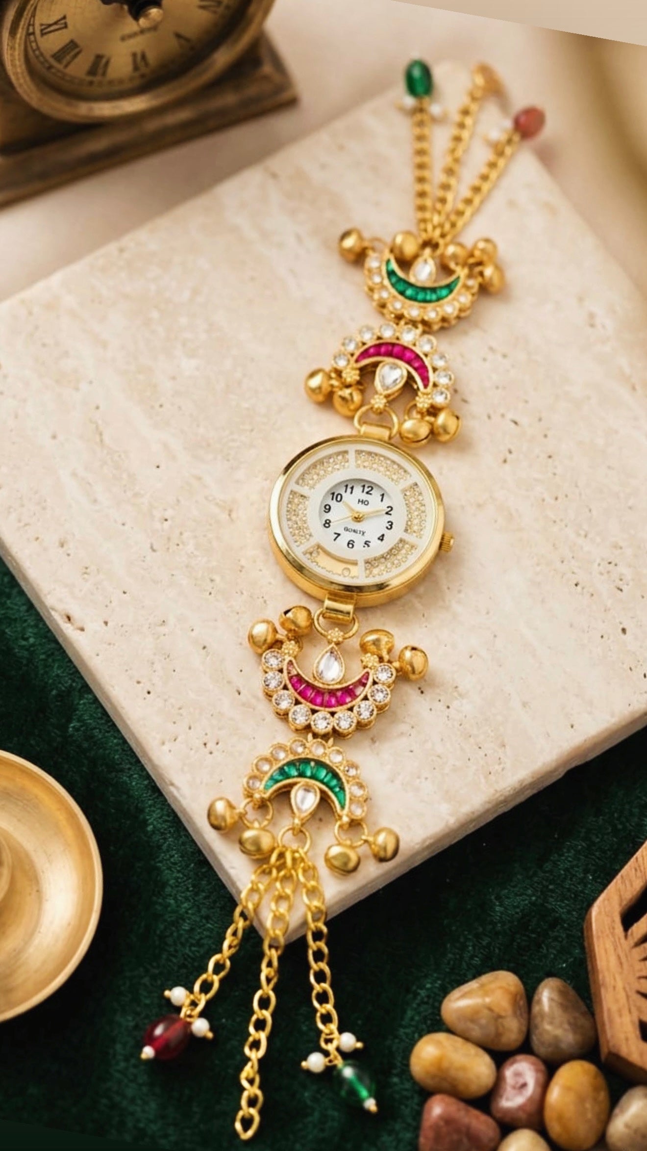 Sheena Kashmiri Style Watch-Adjustable