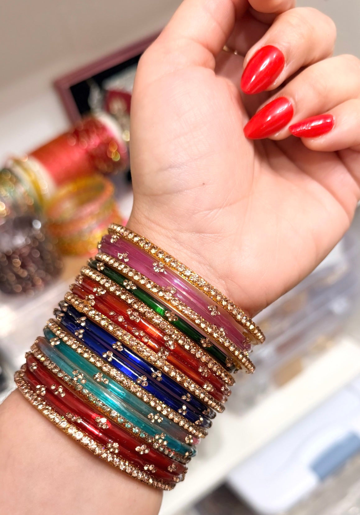 Manpreet Glass Bangle Set