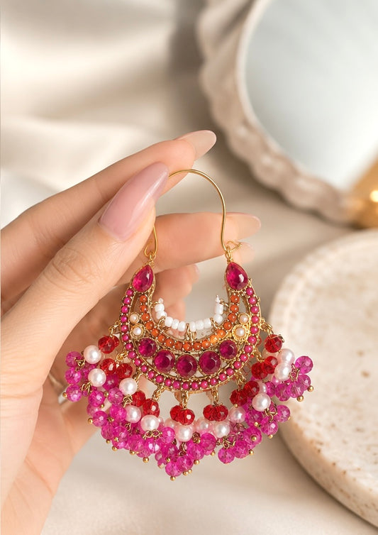 Aanyat Double Sided Jhumkis