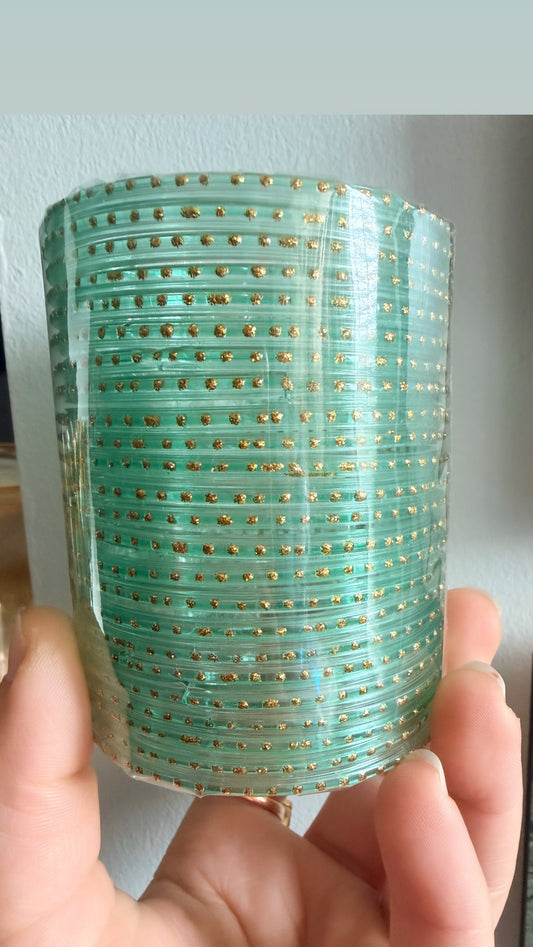 Sana Dotted Glass Bangle Set