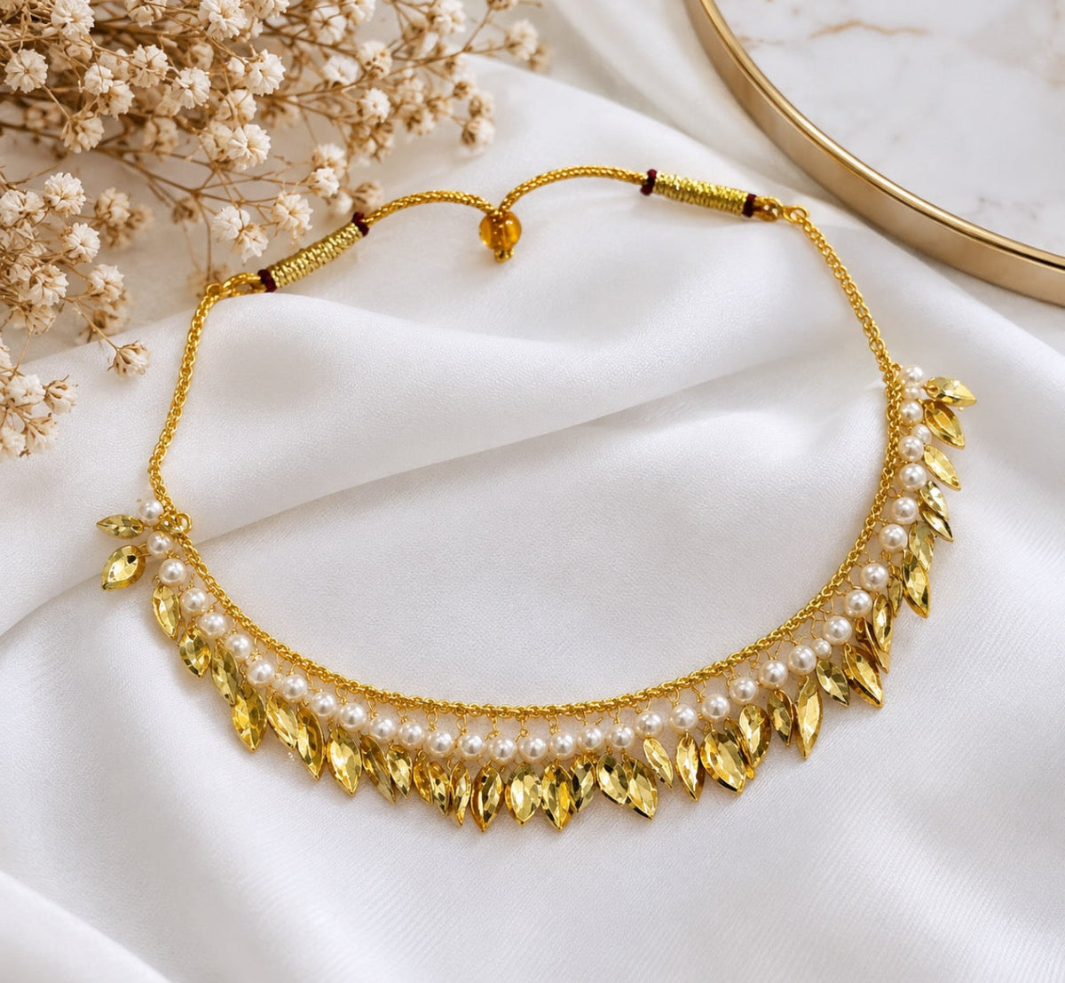 Sleek Jadau Necklace Only
