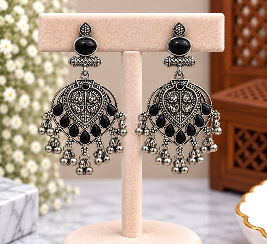 Jas Oxidized Style Earrings