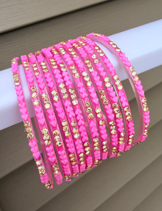 Dil Glass Bangle Set