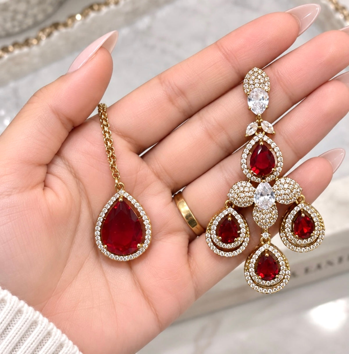 Kritika Premium AD Necklace Set
