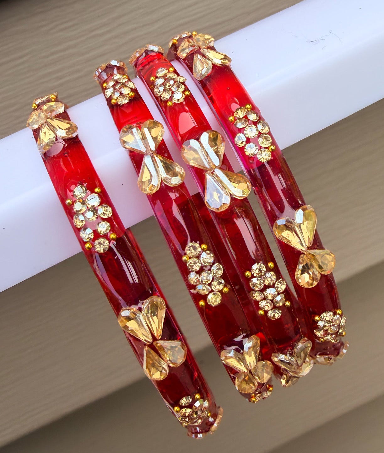 Aashna Glass Bangle Set of 4