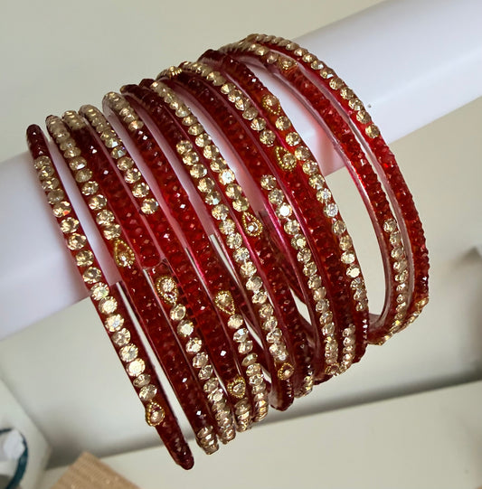 Naina Glass Bangle Set