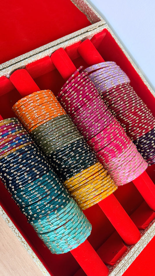 Sunidhi Glass Bangle Box- Box is included