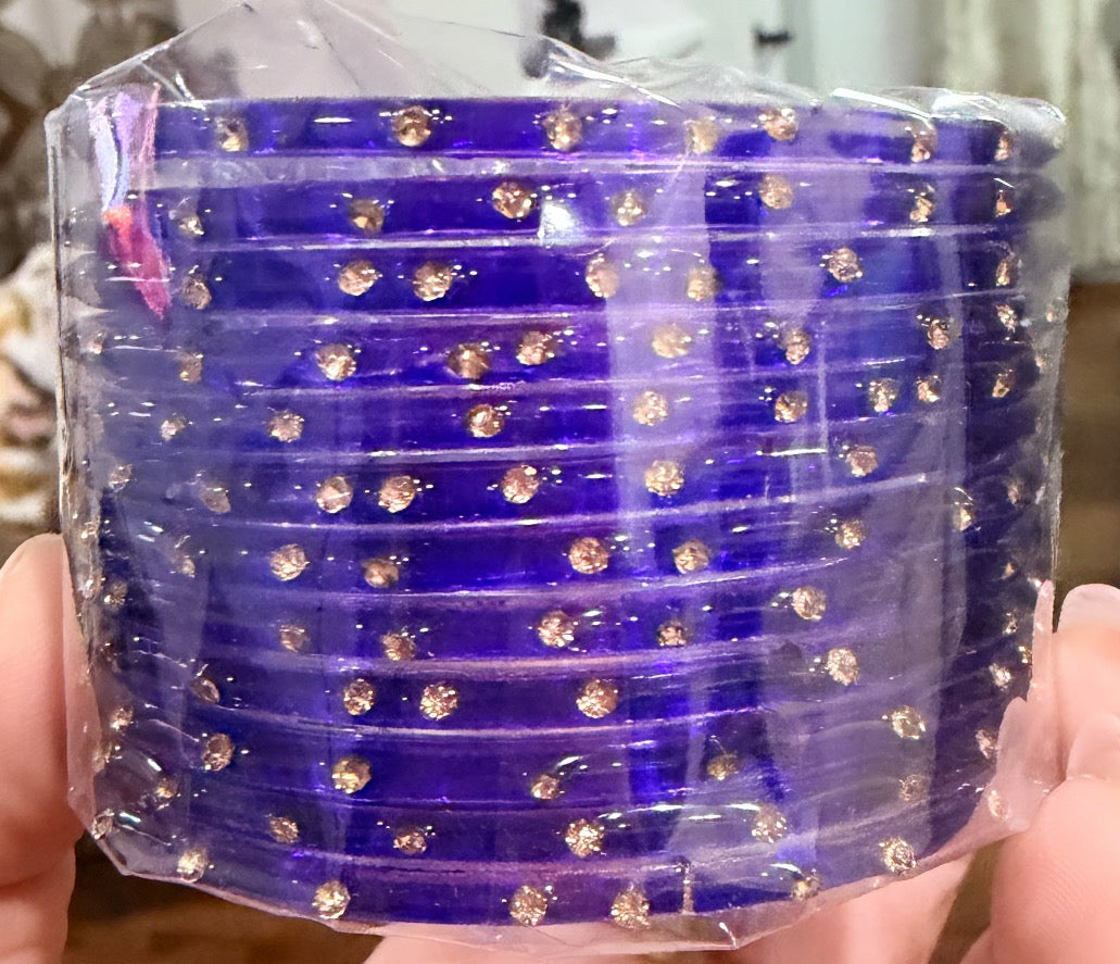 Sophia Glass Bangle Set