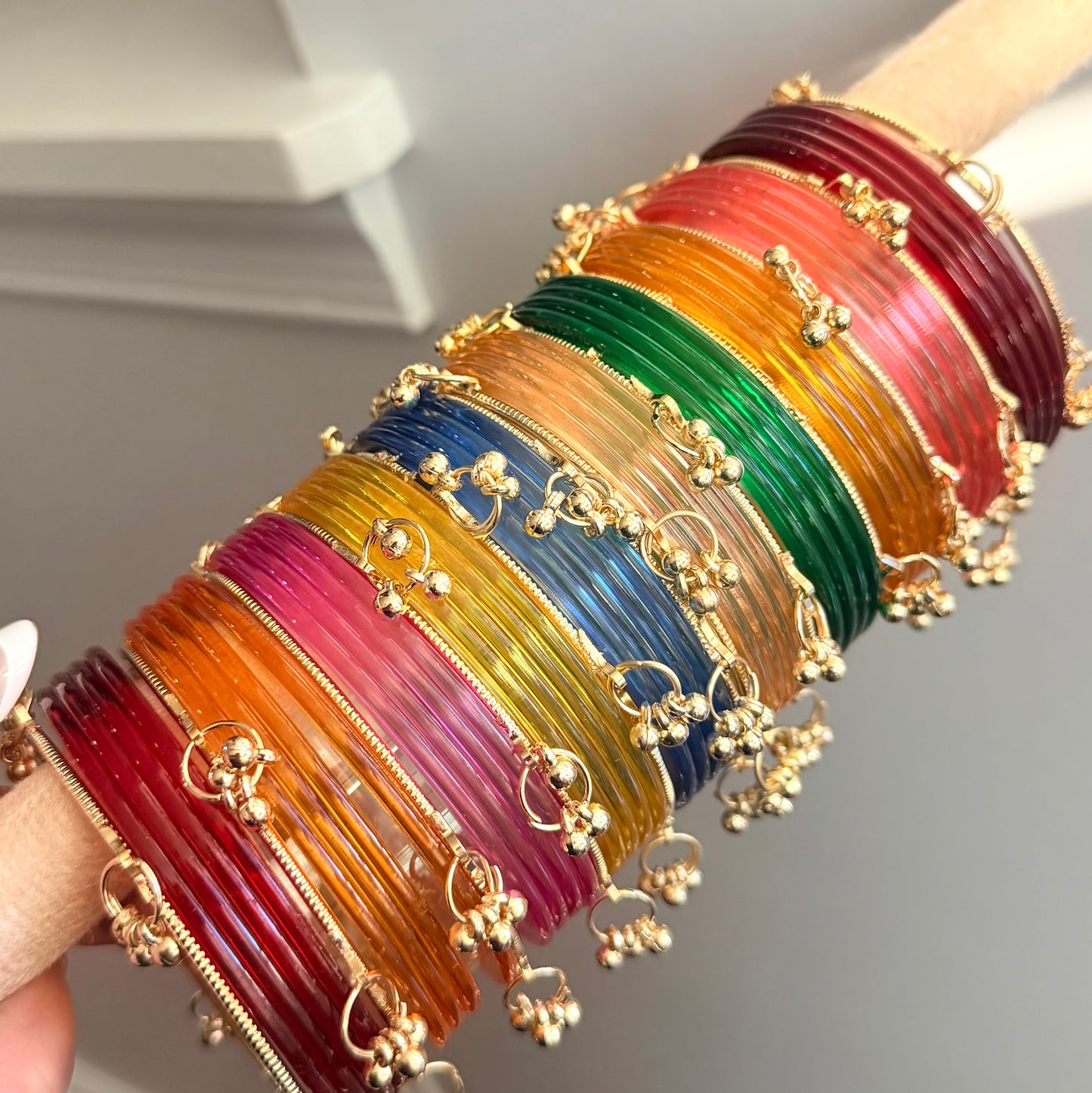 Kanak Kashmiri Multi Color Bangle Set