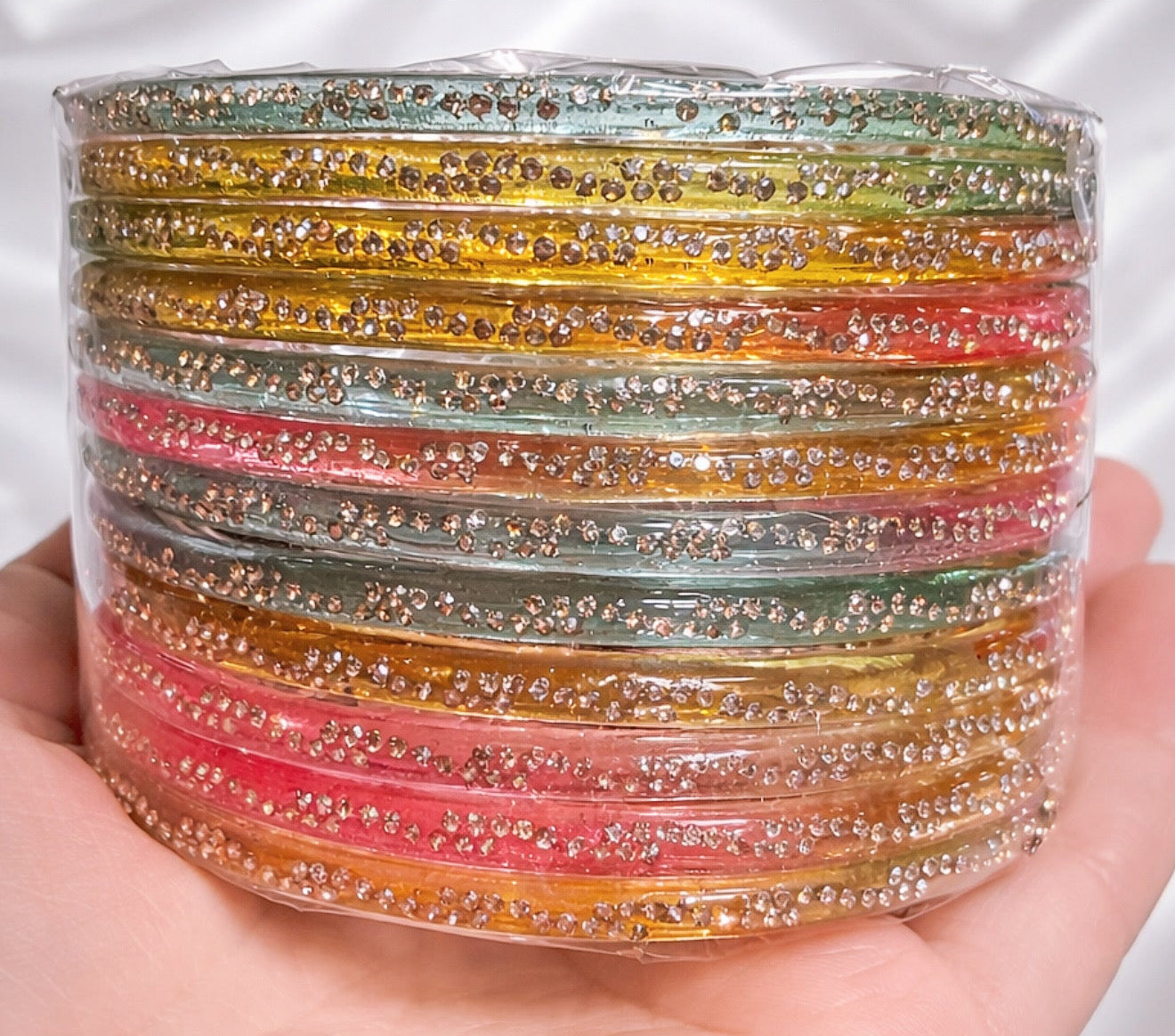 Sophia Glass Bangle Set