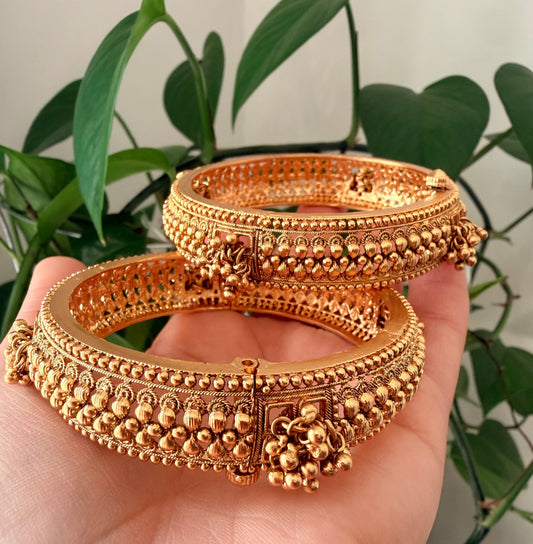 Shruti Gold Plated Premium Bangle Set