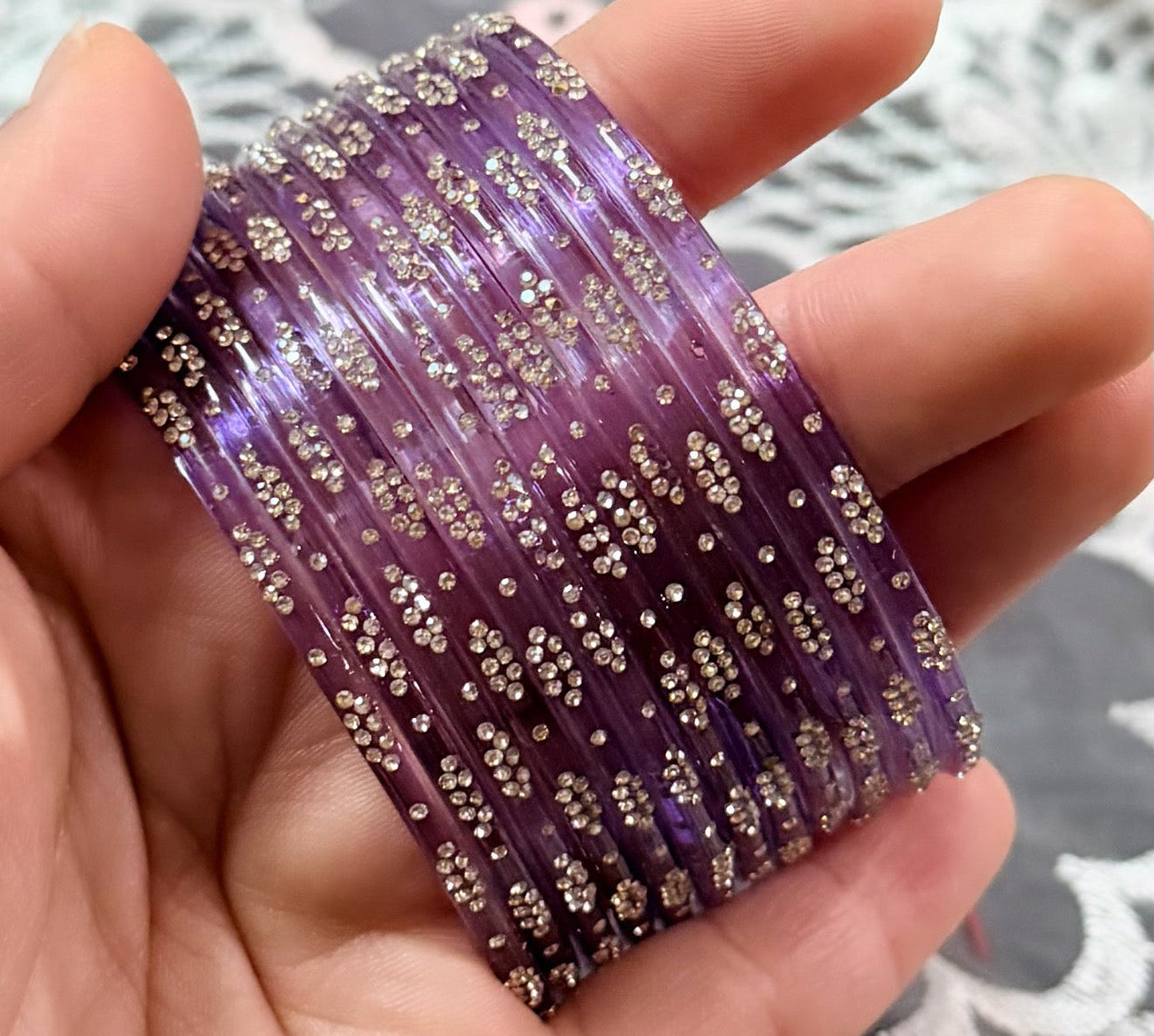 Zara Glass Bangle Box- Box is Included