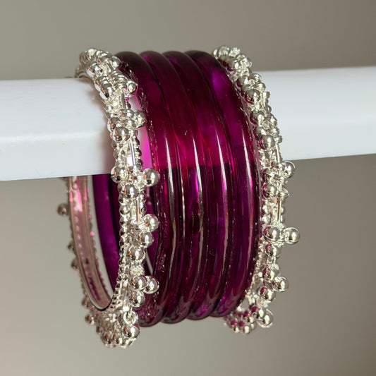 Nandini Glossy Bangle Set