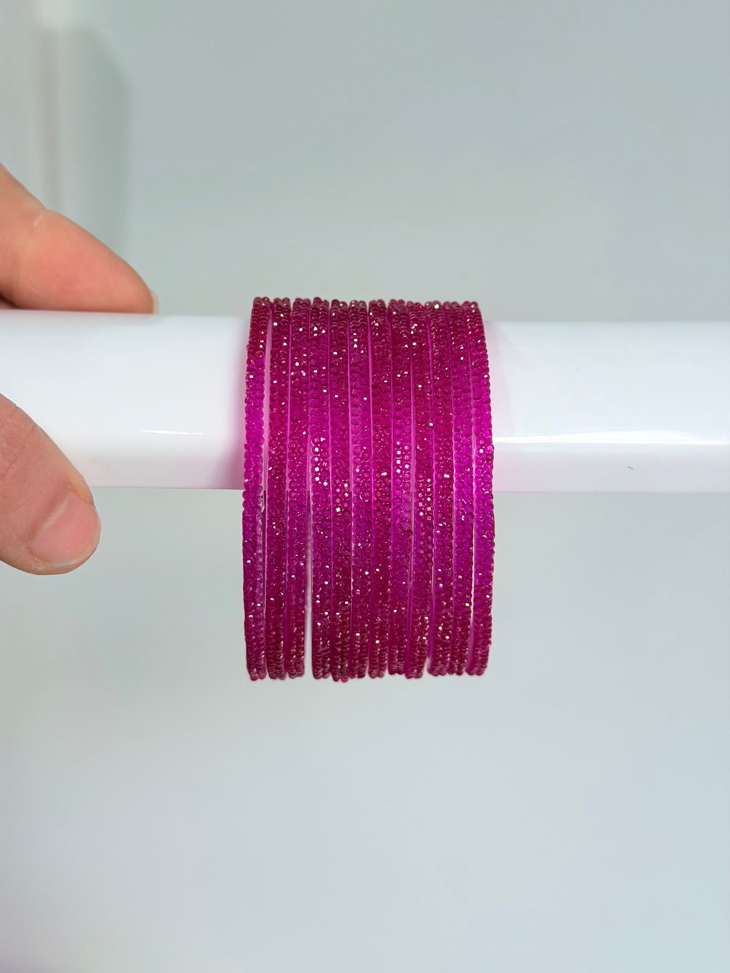 Sophia Glass Bangle Set