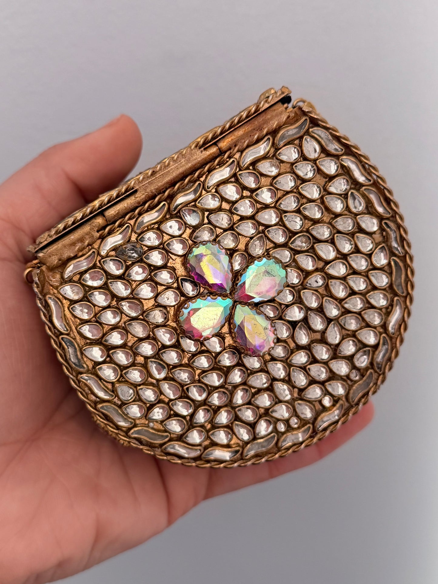 Mini Turkish Clutch With Detachable Chain