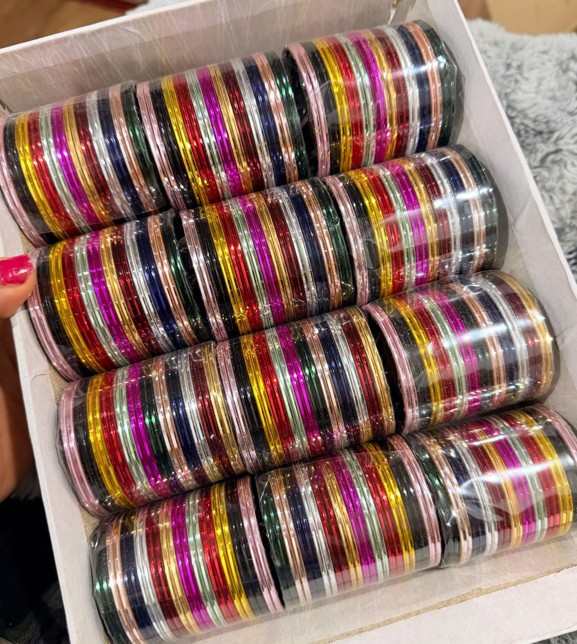 Multi Color Kids Bangle Set
