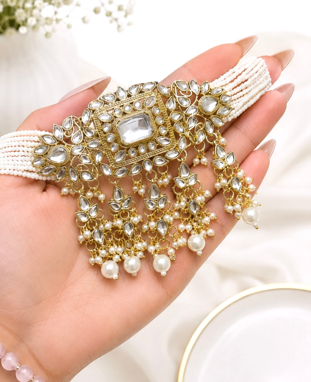 Kareena Kundan Style Choker Set