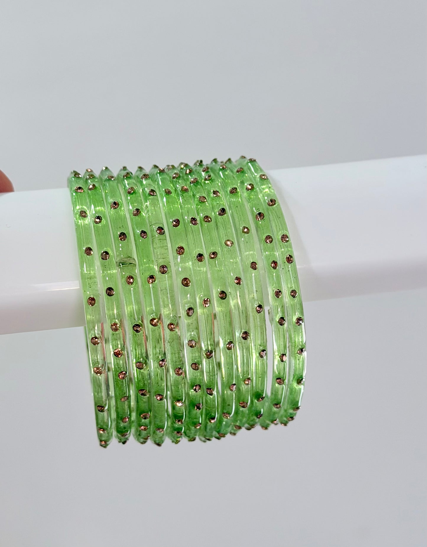 Sophia Glass Bangle Set