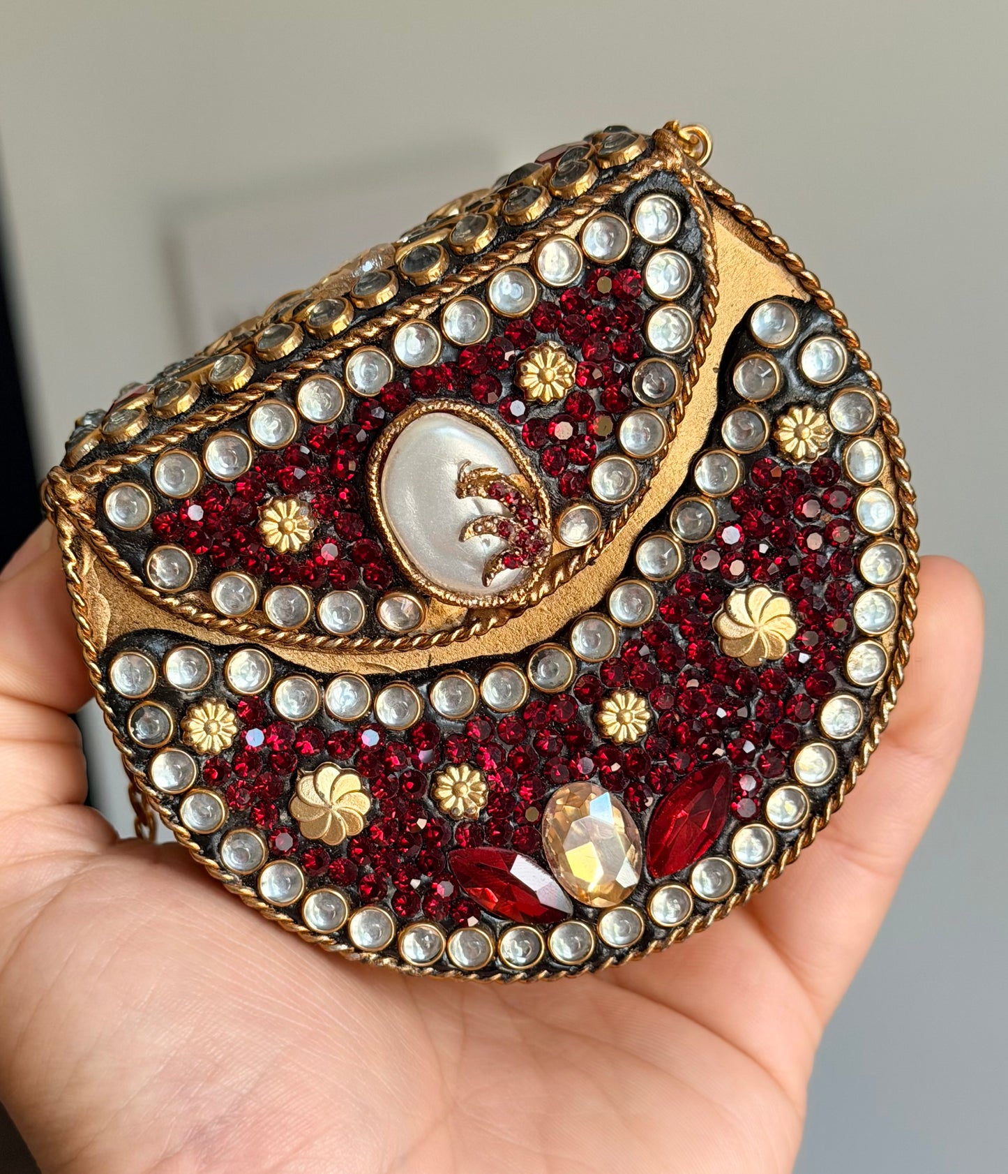 Naina Turkish Style Mini Kundan Clutch