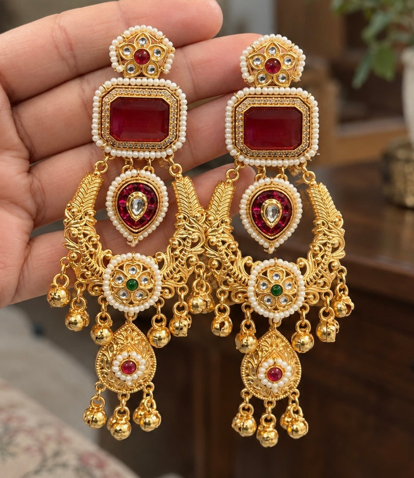 Mehak Kashmiri Style Earrings
