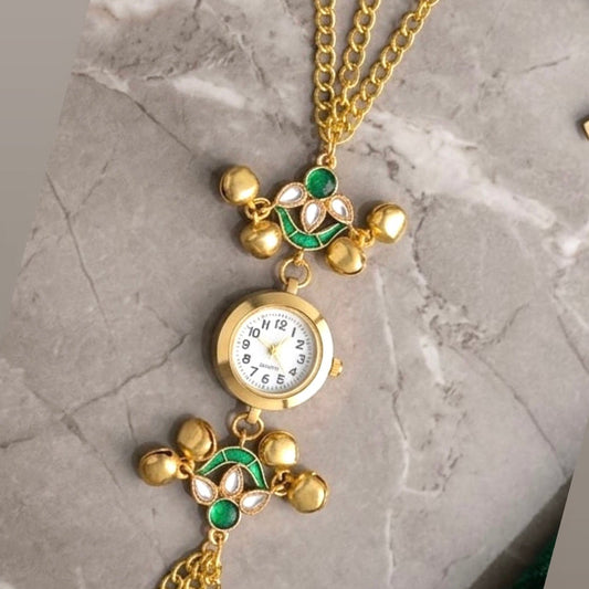 Sheena Kashmiri Style Watch-Adjustable
