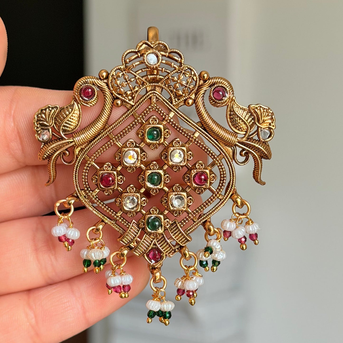 Mahima Heritage Hair Brooch