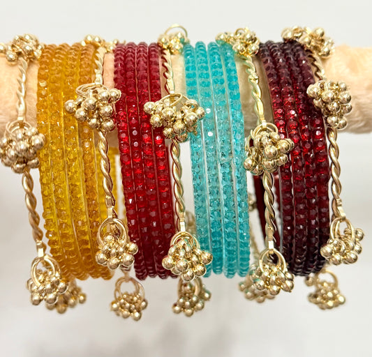 Zaira Glass Bangle Set