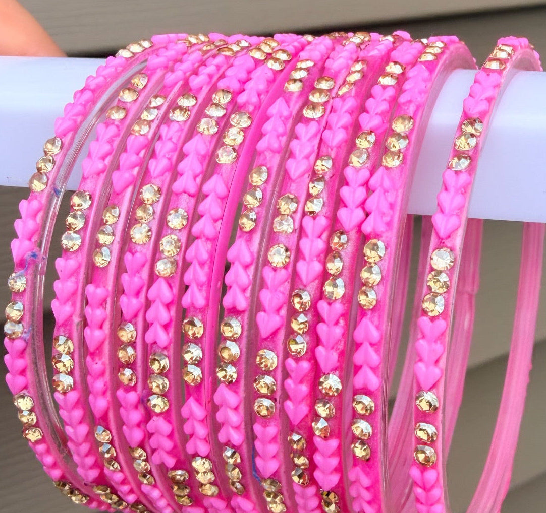 Dil Glass Bangle Set