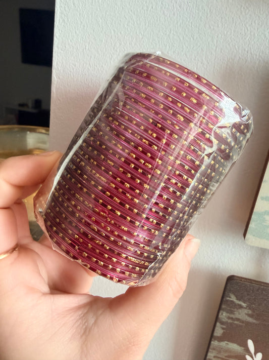 Sana Dotted Glass Bangle Set