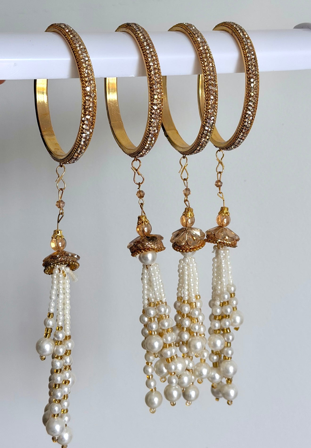 Sumaira Hanging Style Bangle Set (Set of four)