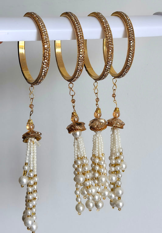 Sumaira Hanging Style Bangle Set (Set of four)