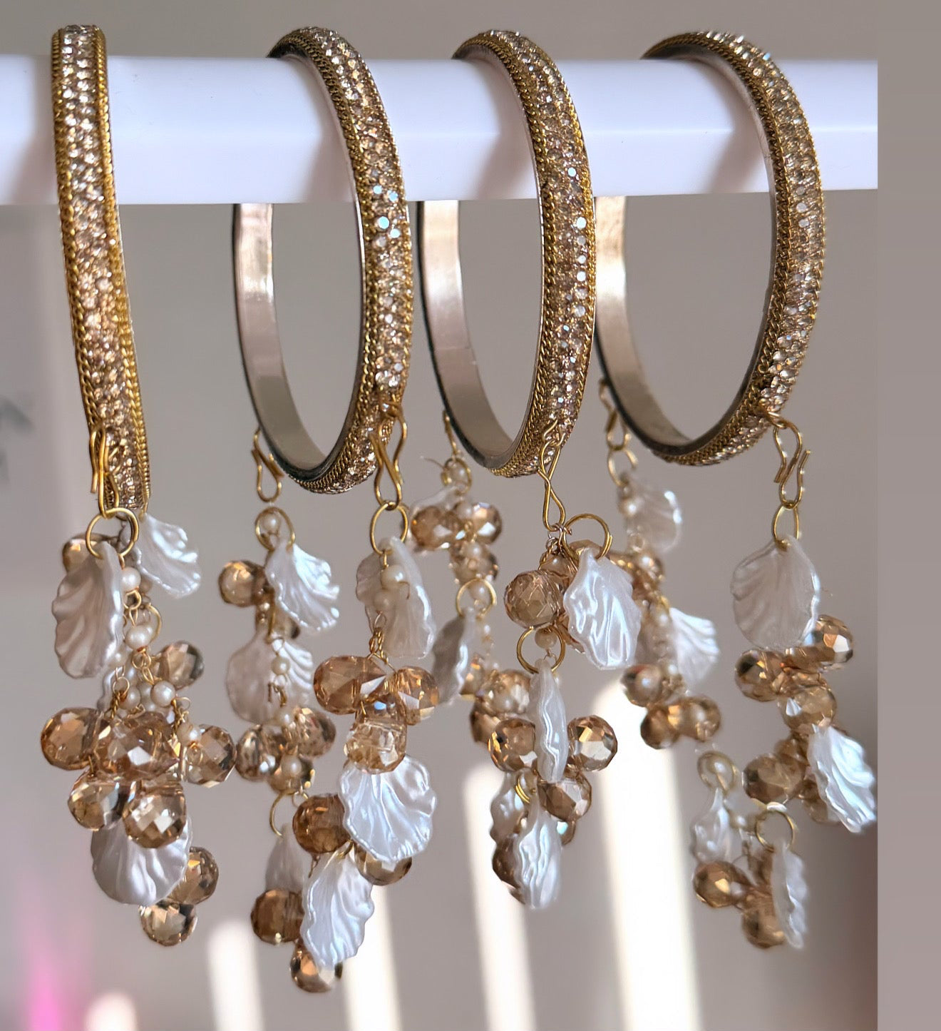Sumaira Hanging Style Bangle Set (Set of Two)