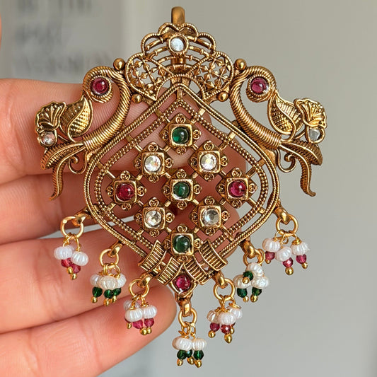 Mahima Heritage Hair Brooch