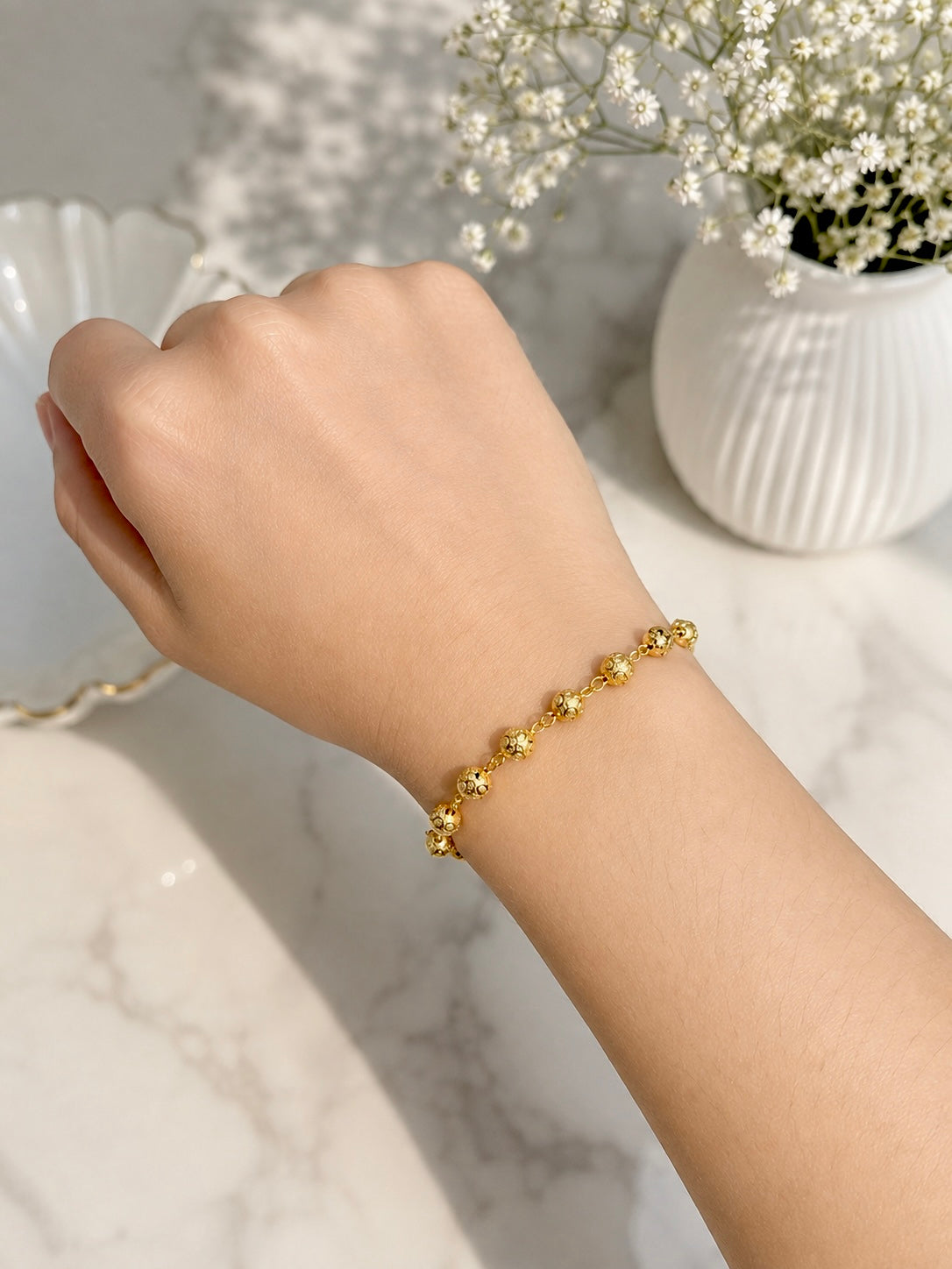 Nikki Gold Plated Bracelet